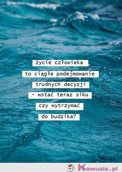 Życie człowieka to..