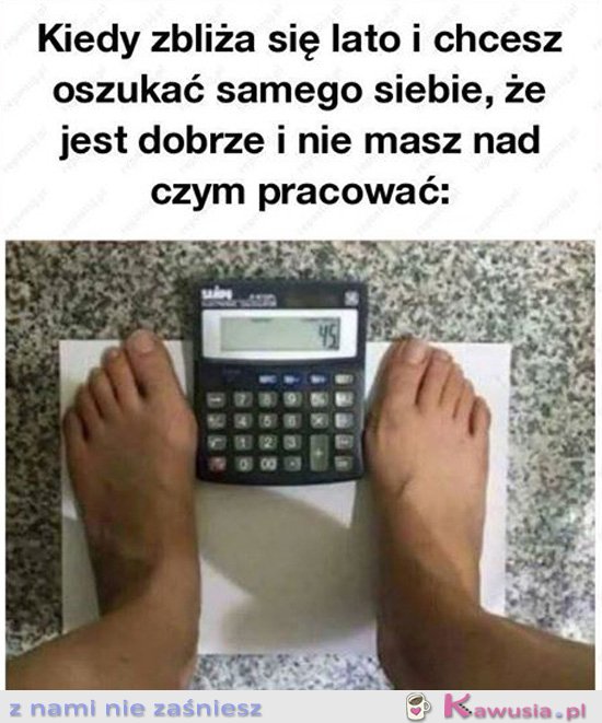 Próbuję oszukać samą siebie