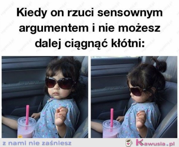 Kiedy on rzuci argument