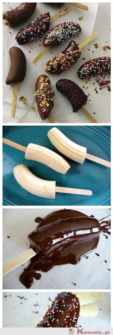 Banan w czekoladzie