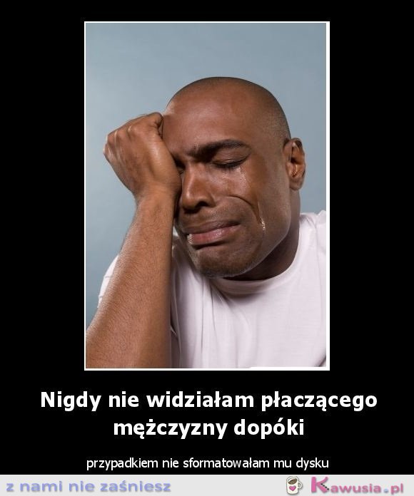 Płaczący mężczyzna