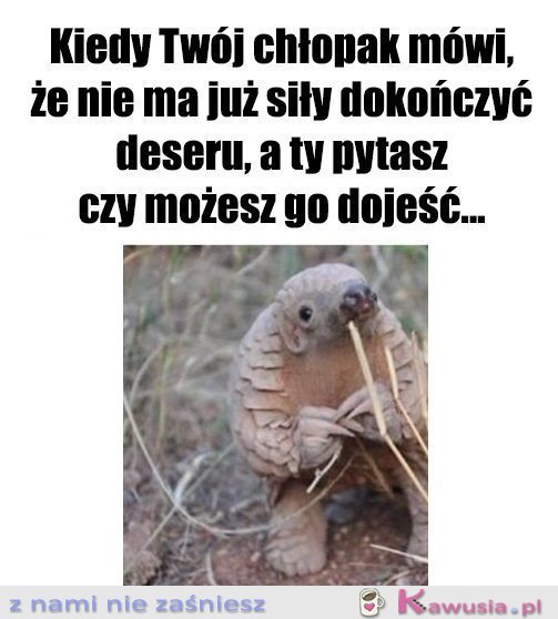 Przecież nie może się zmarnować.