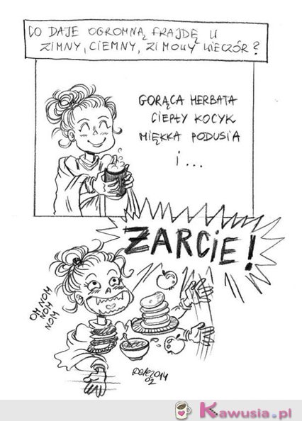Co daje ogromną frajdę w zimny wieczór?