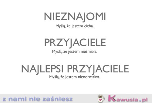 Co o mnie myślą...