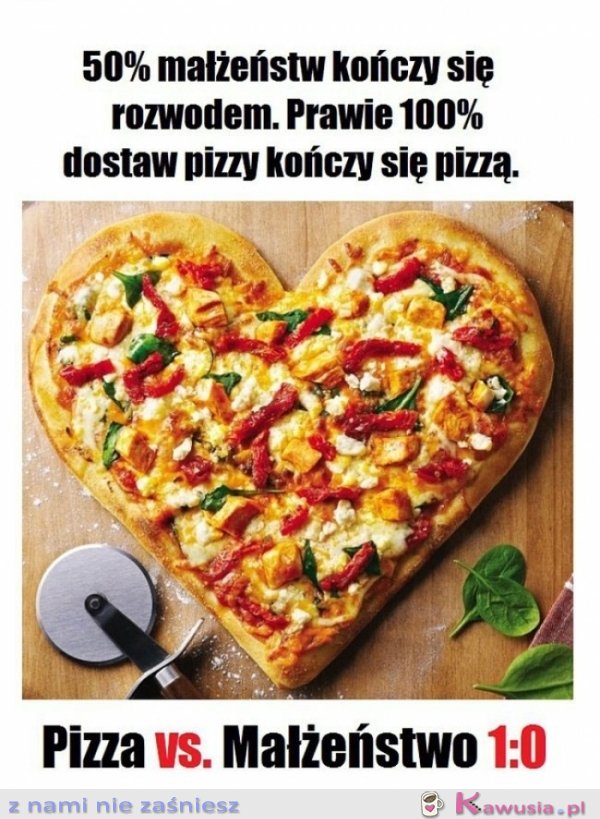 Małżeństwo kontra pizza