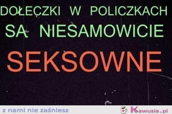 Dołeczki w policzkach