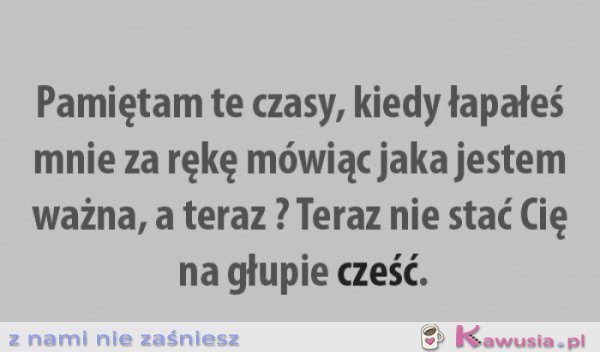 Pamiętam te czasy...