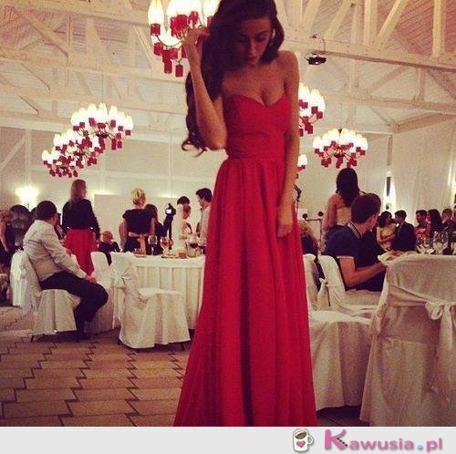 Piękna, elegancka czerwień