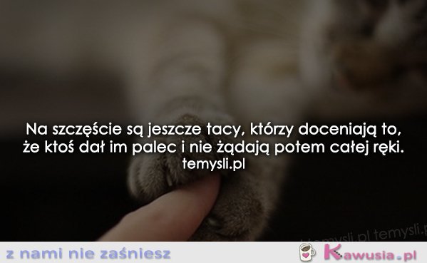 Na szczęście są jeszcze tacy, którzy..