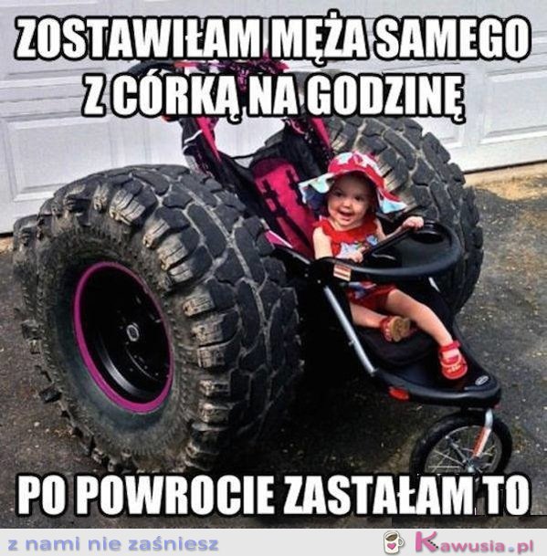 Zostawiłam męża samego