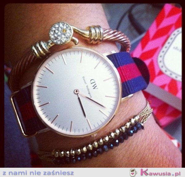 Piękny zegarek i bransoletki