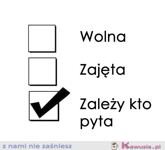 Wolna zajęta
