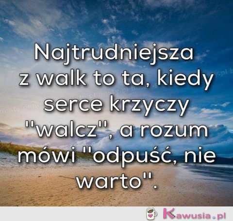 Bardzo ciężka walka