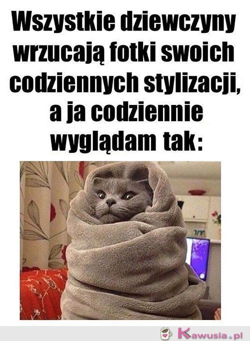 A ja codziennie wyglądam tak...