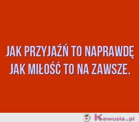 Przyjaźń vs miłość