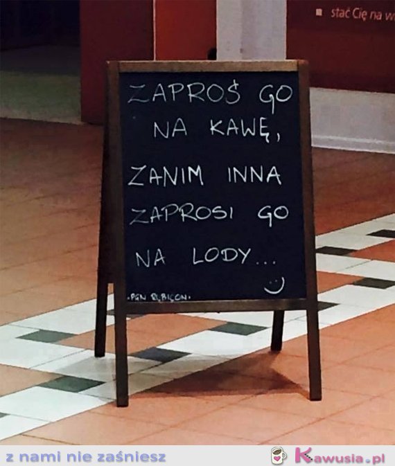 Zaproś go na kawę!