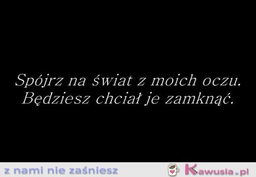 Spójrz na świat z moich oczu