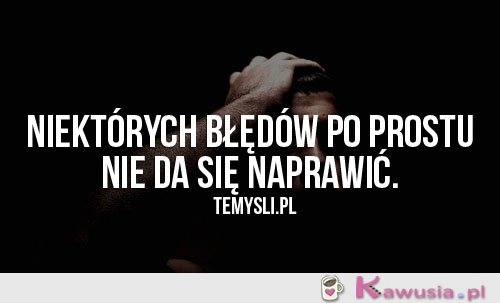 Niektórych błędów