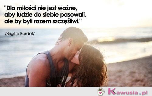 Dla miłości nie jest ważne...
