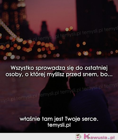 Wszystko sprowadza się do ostatniej osoby...