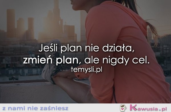 Jeśli plan nie działa...