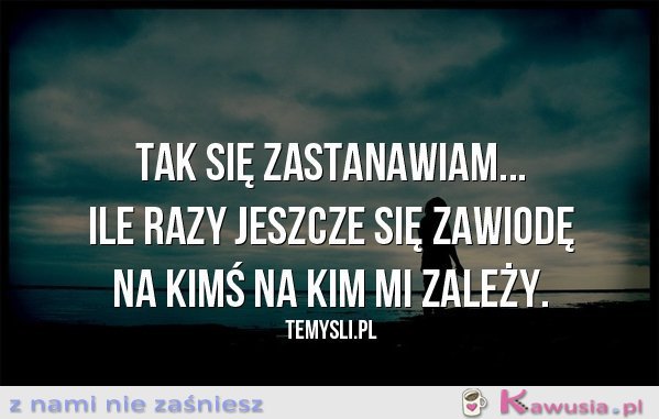 Tak się zastanawiam