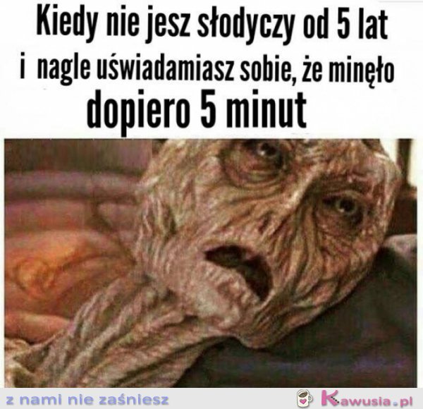 Kiedy nie jesz słodyczy