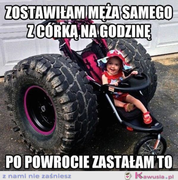 Zostawiłam męża samego