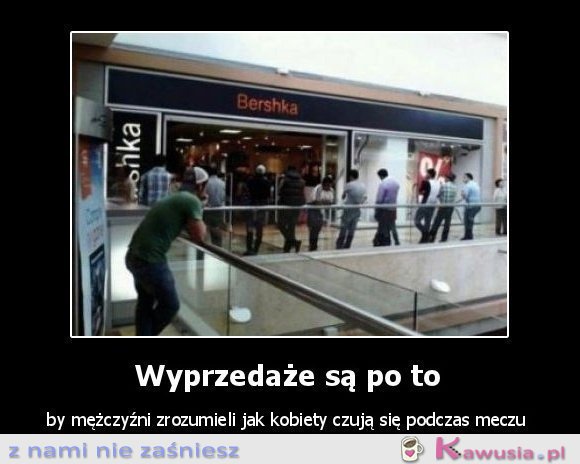 Wyprzedaże są po to...