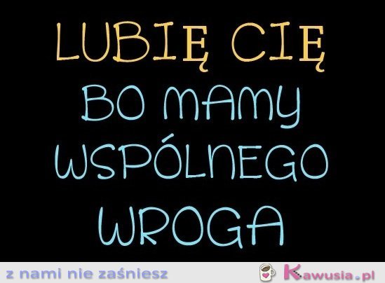 Lubię Cię bo...