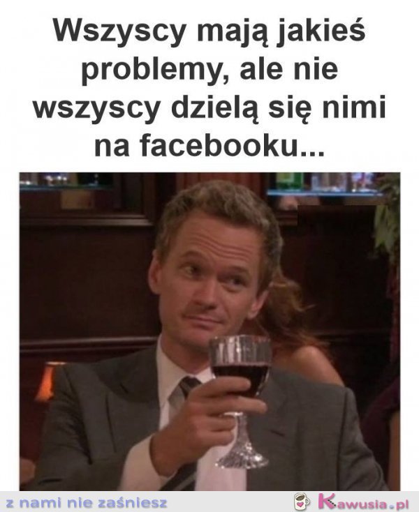 Nie każdy dzieli się tym