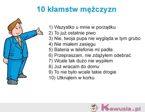 Kłamstwa mężczyzny