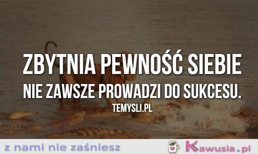 Zbytnia pewność siebie