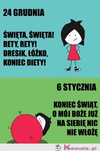 Skutki świątecznej swobody...