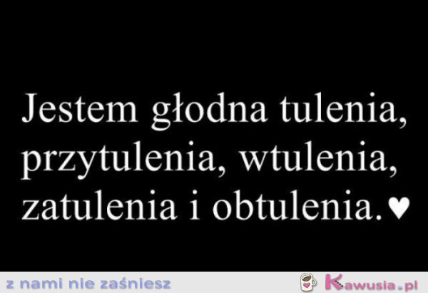 Jestem głodna tulenia
