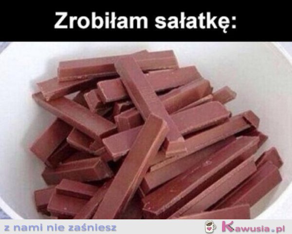Zrobiłam sałatkę