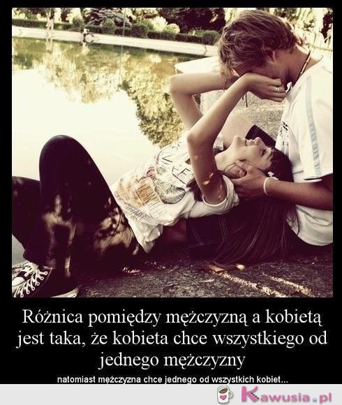 Mężczyzna a kobieta