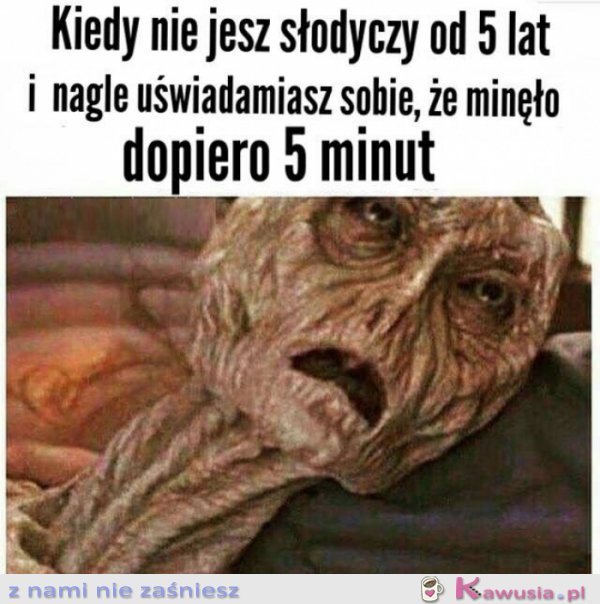 Kiedy nie jesz słodyczy