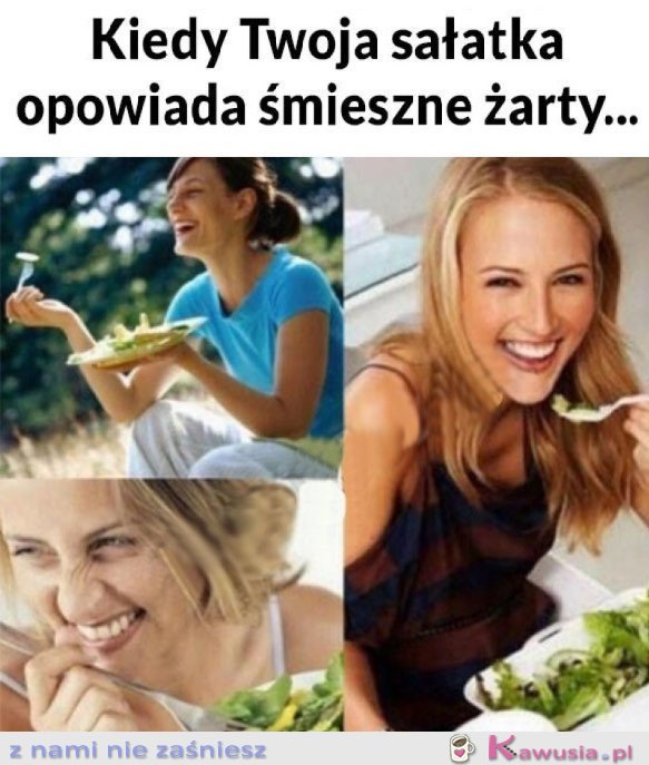 ŚMIESZNA SAŁATKA