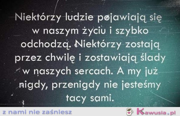 Niektórzy ludzie...