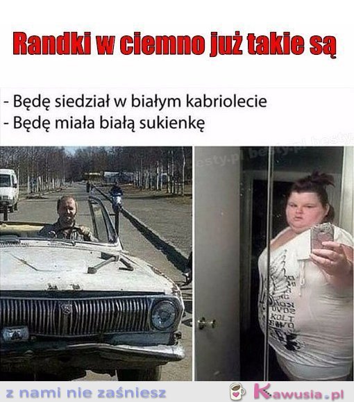 Typowa randka w ciemno z internetu