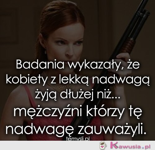 Badania wykazały, że kobiety z lekką nadwagą