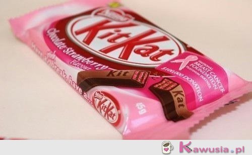 Truskawkowy Kit Kat - spróbowałybyście?