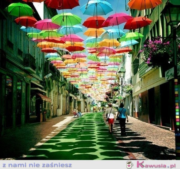 Zawieszone parasolki - Portugalia