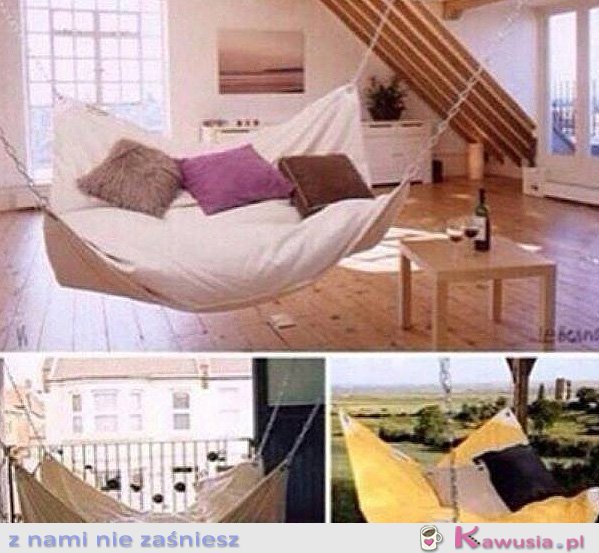 Podwieszane łóżko