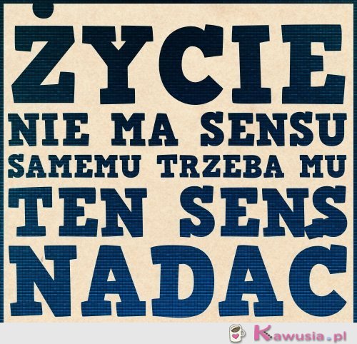 Życie nie ma sensu