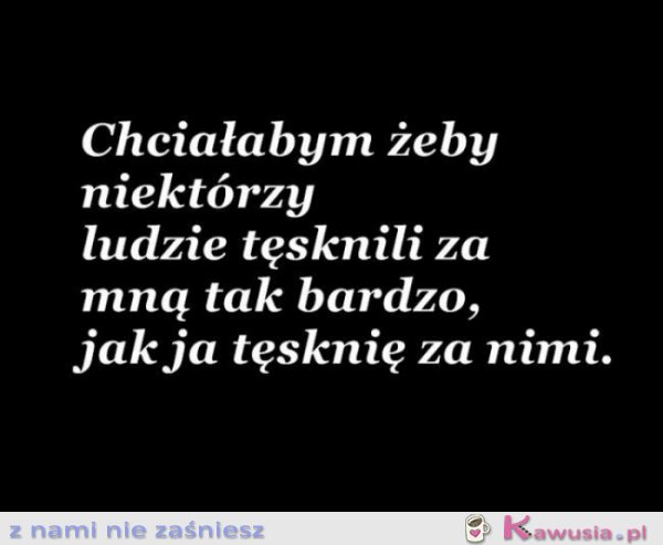 Chciałabym żeby...