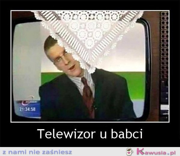 Telewizor u babci