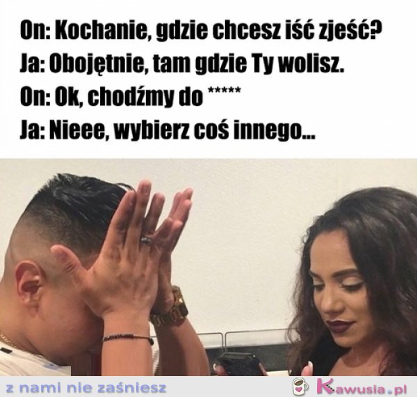 Obojętnie, ale tak akurat nie..