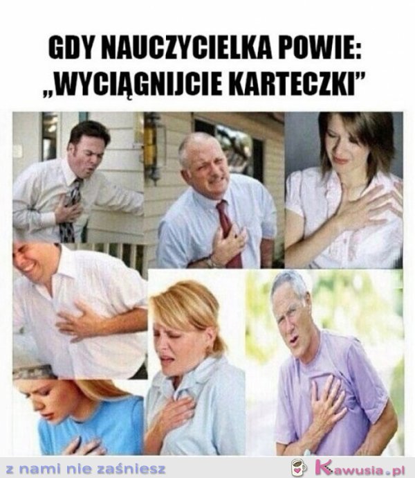 Wyciągajcie karteczki